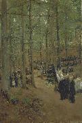 Max Liebermann Memorial Service for Emperor Frederick at Kosen oil painting picture wholesale